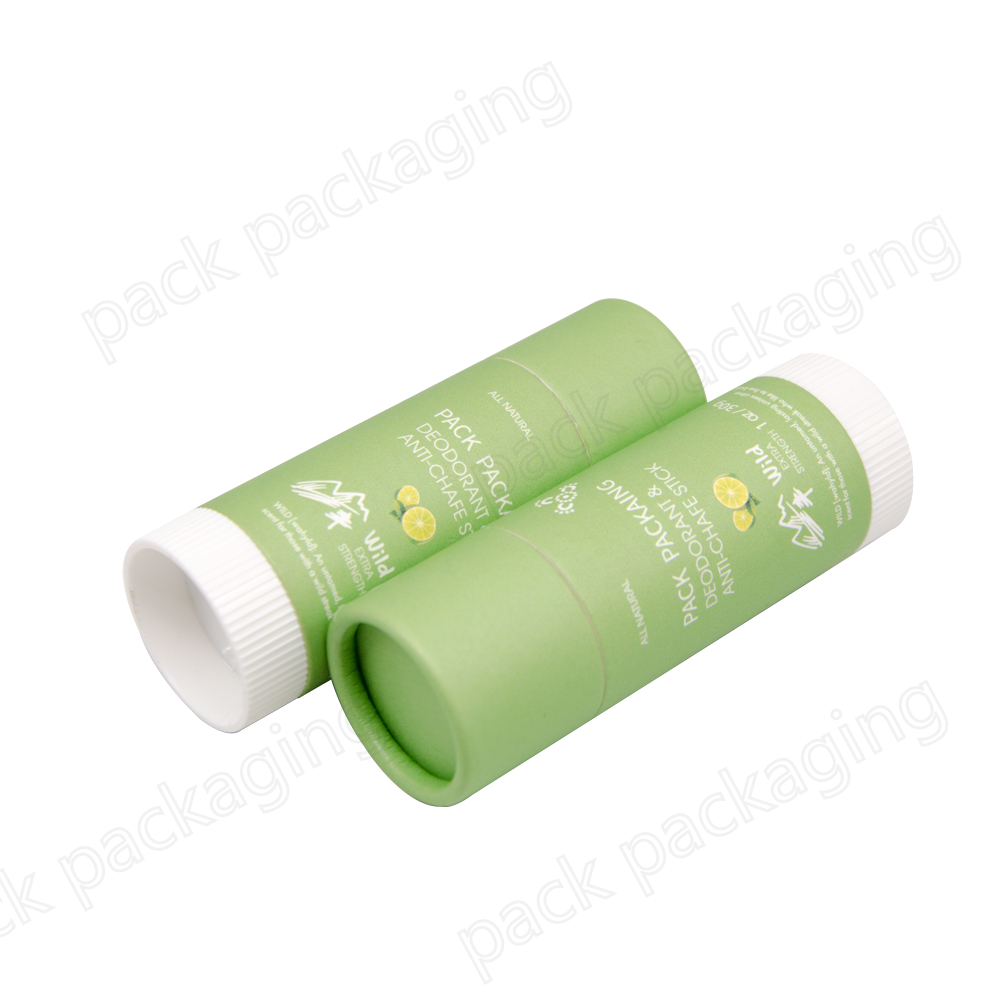 New Style Empty Deodorant Stick Body Balm Packaging Container Twist Up Paper Tube