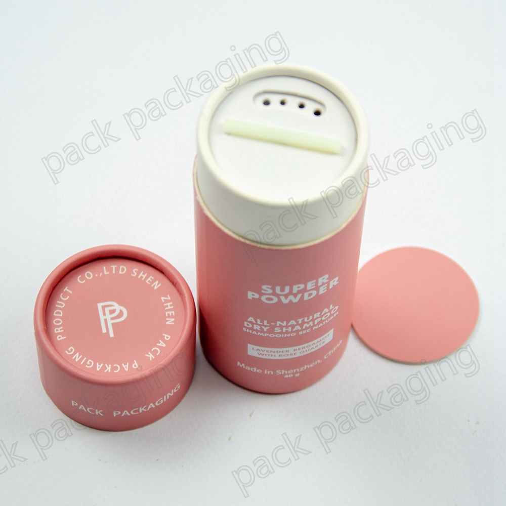 New Style Biodegradable Powder Shaker Paper Tube For Tooth Powder Packaging
