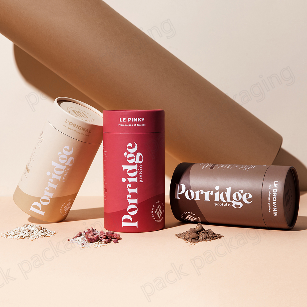 Biodegradable Superfood Packaging Food Grade Cardboard Paper Tube