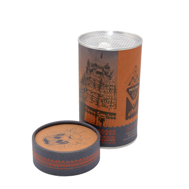 Good Quality Kraft Paper Tube Packaging For Food Powder With 100% Airtight