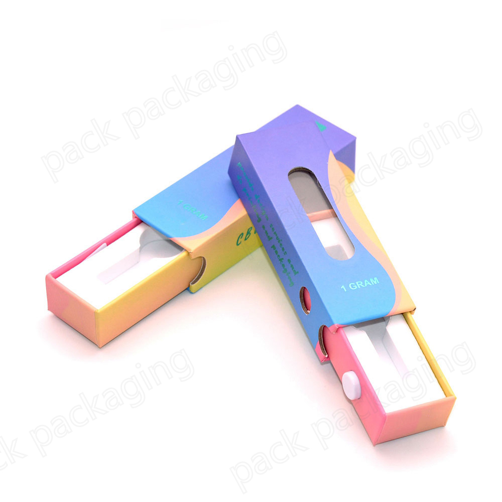 Cartridge Box For Atomizer OEM Customized  CBD Paper Box  Vape Packing
