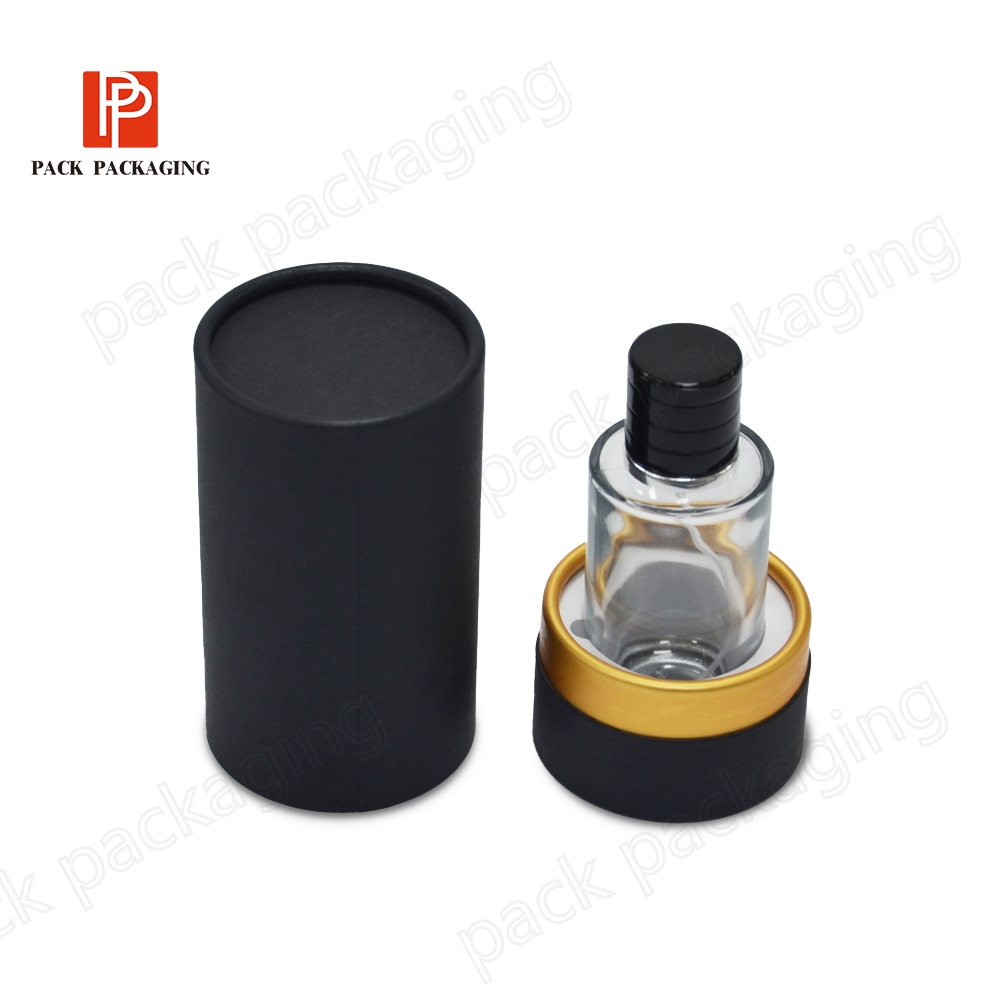 Custom Round Cardboard Boxes Empty essential oil bottle Packaging Paper  Paper Tube For Perfume Bottle
