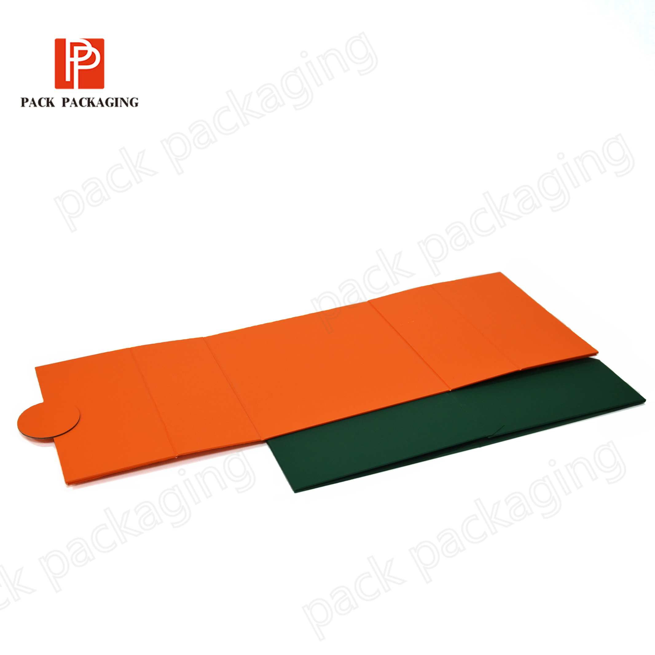 Custom Logo Packaging Clothing Gift Folding Double Door Packaging Paper Boxes With Magnet